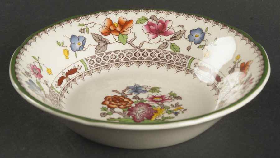 Chinese Rose Fruit/Dessert (Sauce) Bowl by Spode-1