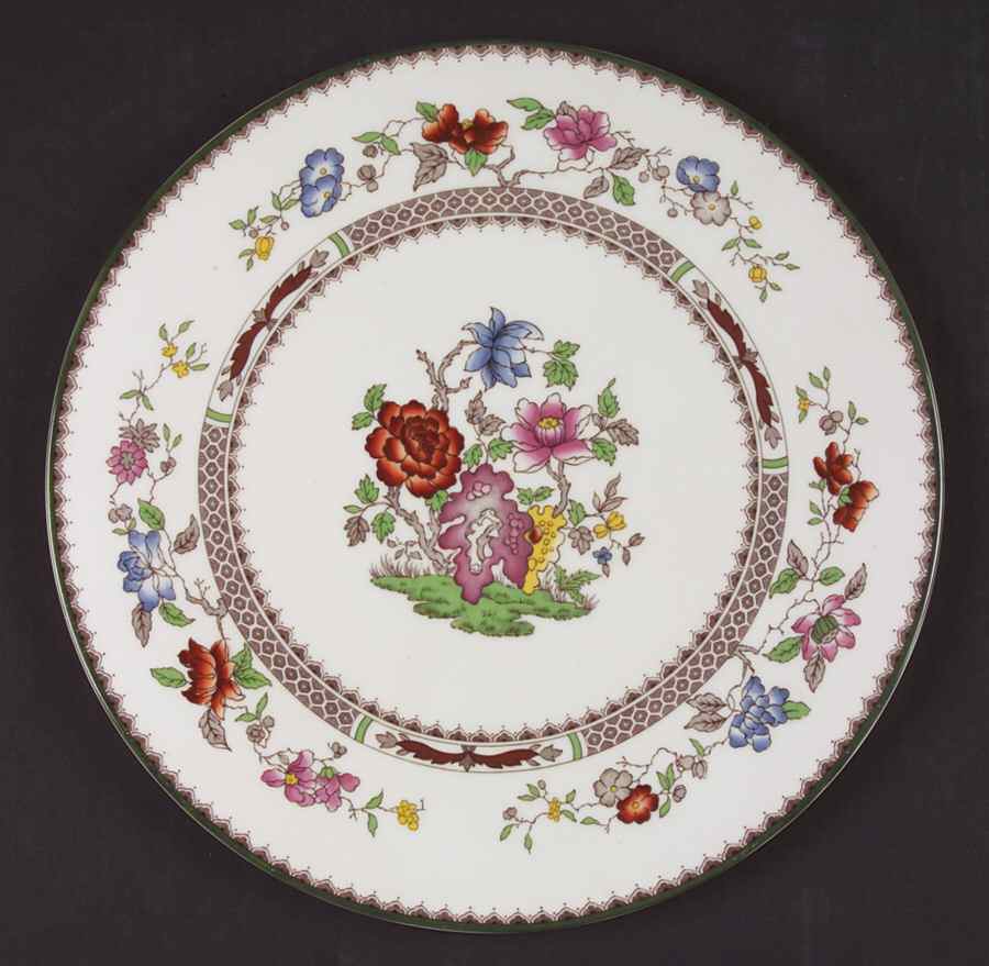 Chinese Rose Cake Plate by Spode-1