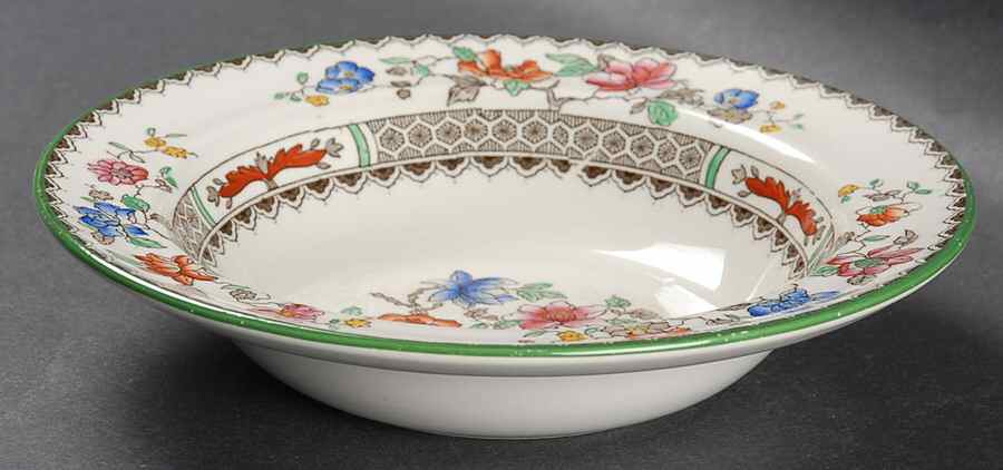 Chinese Rose Rim Fruit/Dessert (Sauce) Bowl by Spode-1