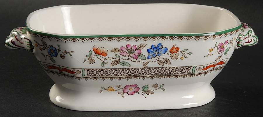 Chinese Rose Sauce Boat No LId by Spode-1