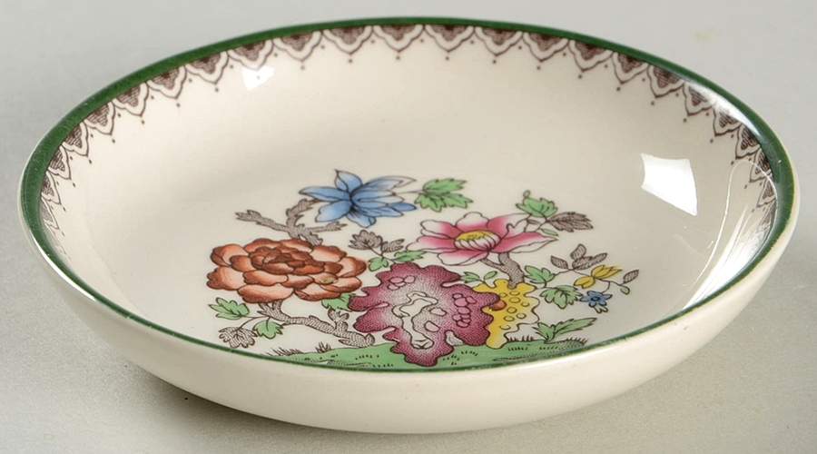 Chinese Rose Butter Pat by Spode-1