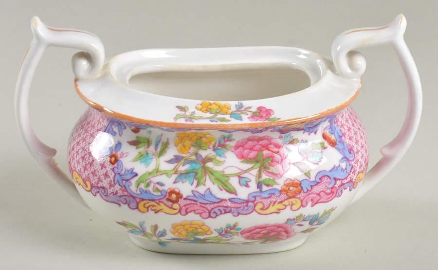 China Rose (Smooth) Sugar Bowl No Lid by Spode-1