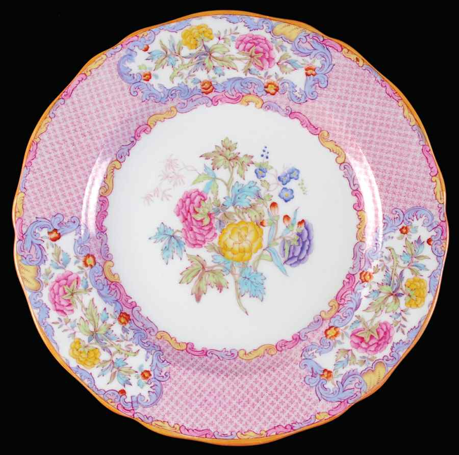 China Rose (Smooth) Luncheon Plate by Spode-1