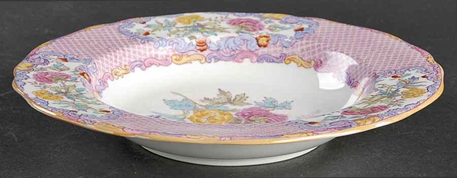 China Rose (Smooth) Rim Soup Bowl by Spode-1