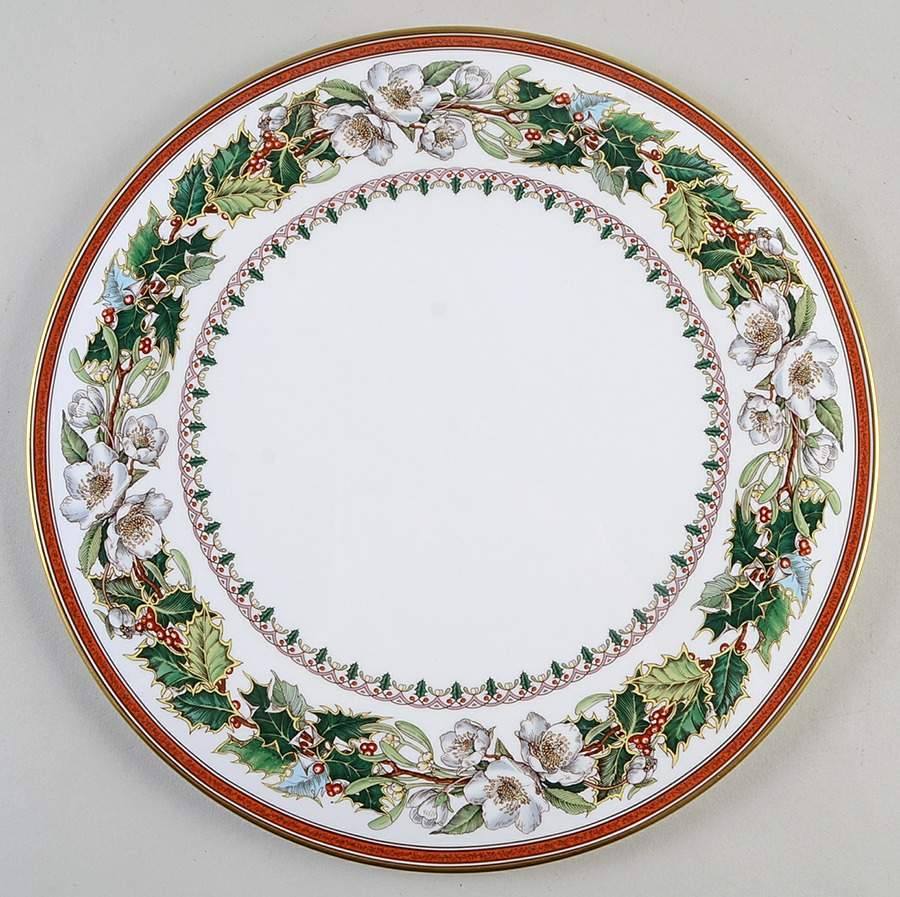 Christmas Rose Cake Plate by Spode-1