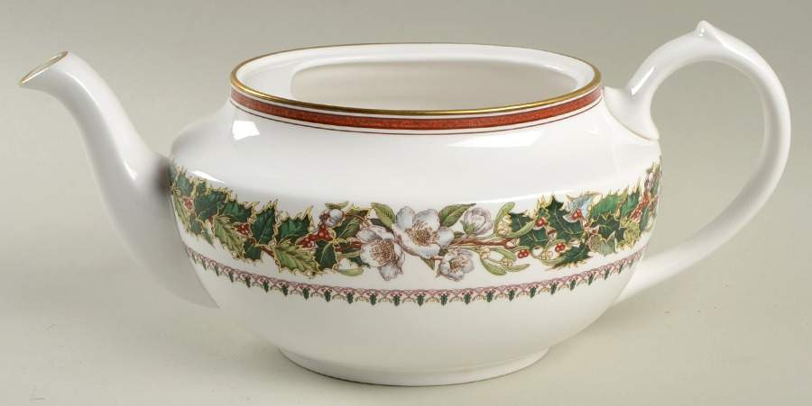 Christmas Rose Teapot No Lid by Spode-1