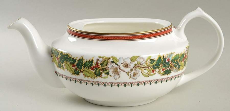 Christmas Rose Teapot No Lid by Spode-1