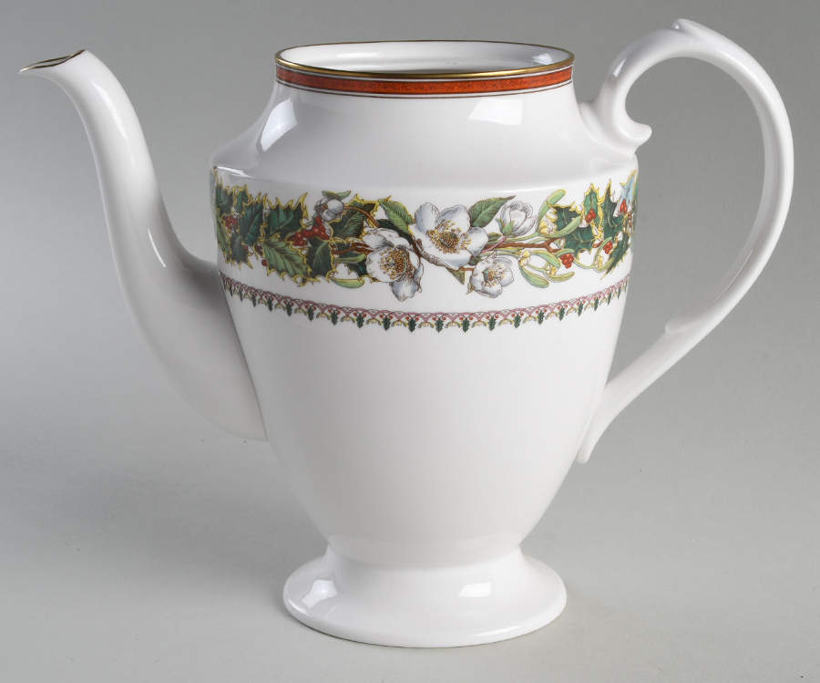Christmas Rose Coffee Pot No Lid by Spode-1
