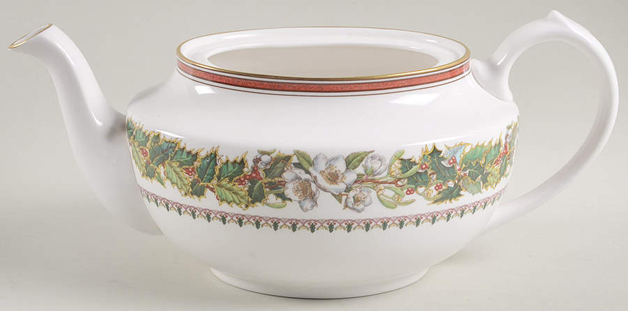 Christmas Rose Teapot No Lid by Spode-1
