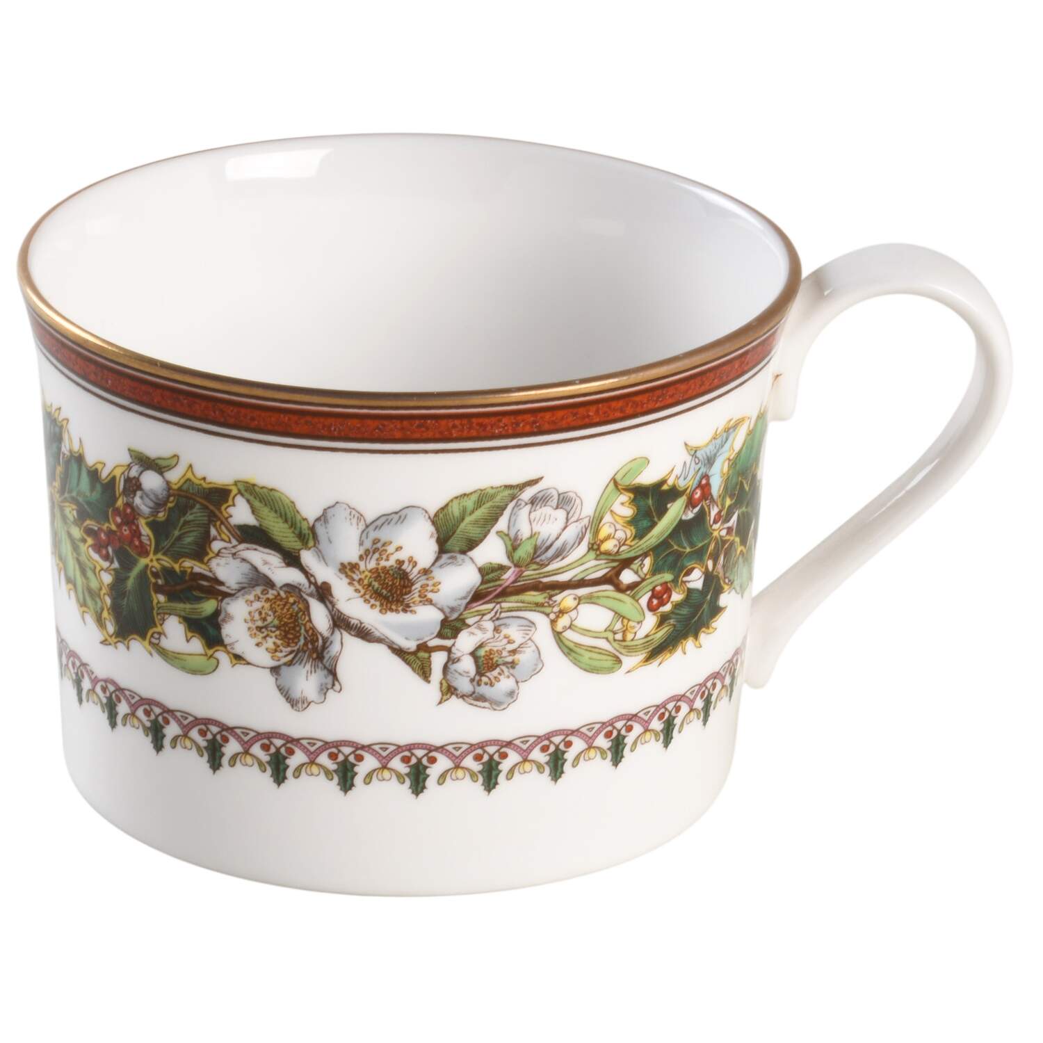 Christmas Rose Flat Cup by Spode-1