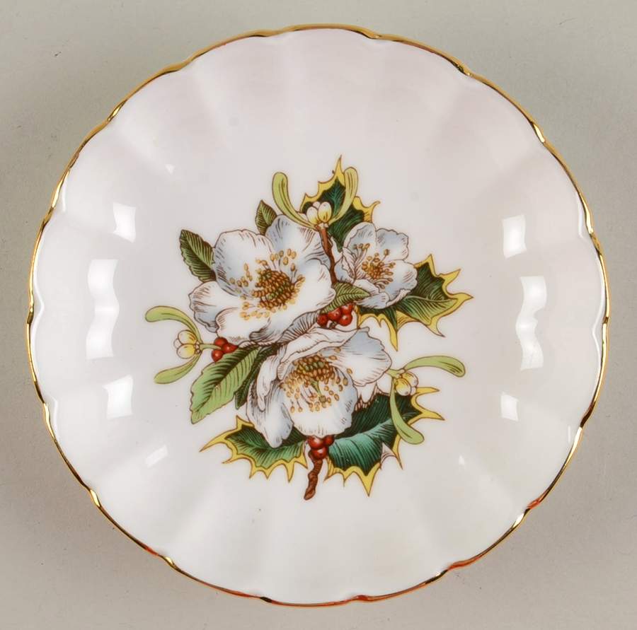 Christmas Rose Small Sweet Meat Dish by Spode-1