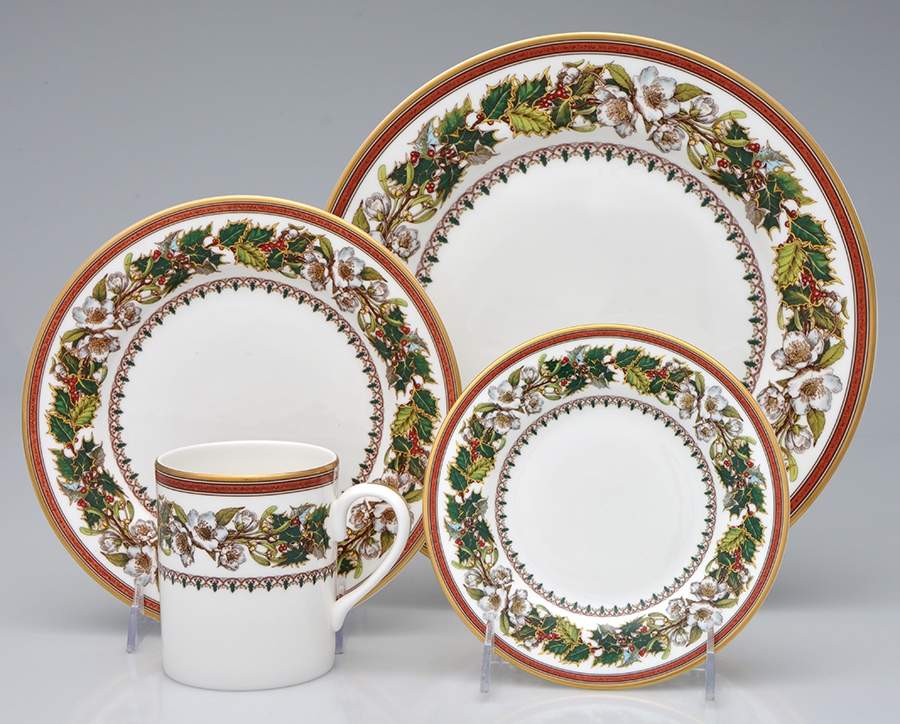 Christmas Rose (4 Piece) Place Setting by Spode-1
