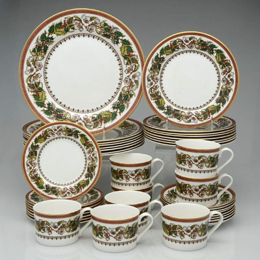 Christmas Rose 43 Piece Set by Spode-1