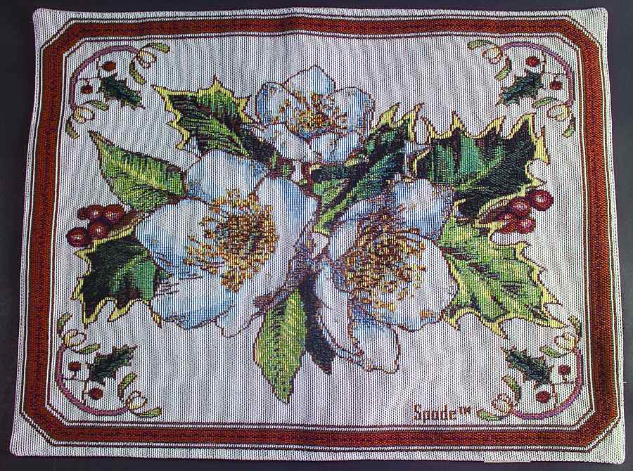Christmas Rose Tapestry Placemat by Spode-1