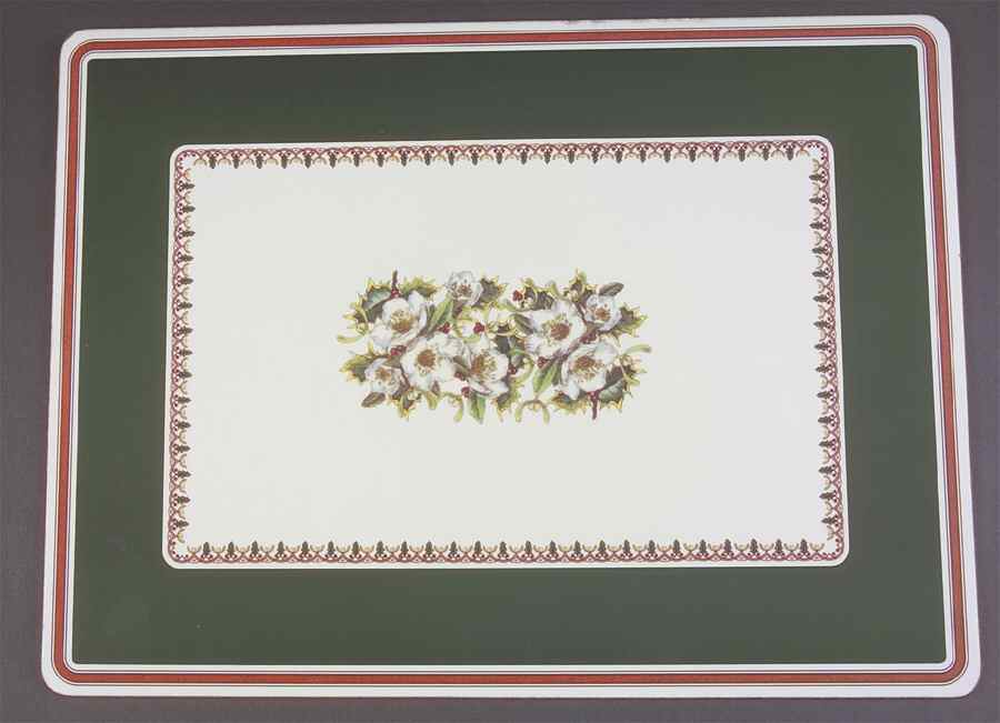 Christmas Rose Large Corkboard Placemat by Spode-1