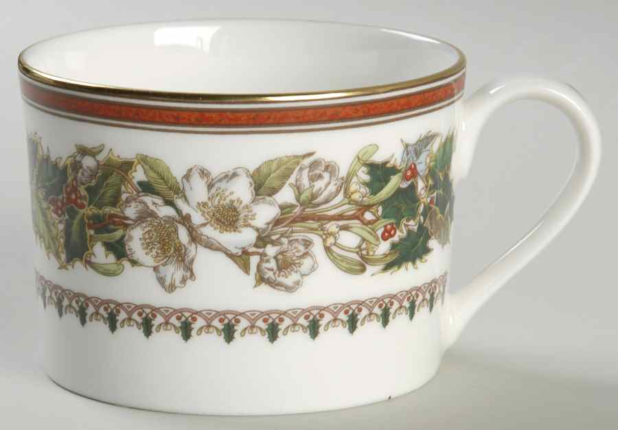 Christmas Rose Flat Cup by Spode-1