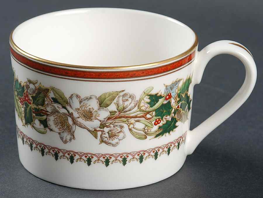 Christmas Rose Flat Cup by Spode-1