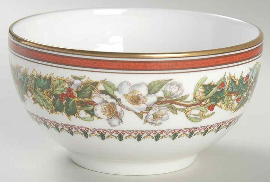 Christmas Rose Open Sugar Bowl by Spode-1