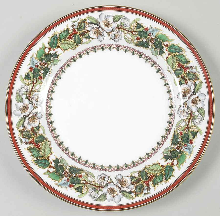 Christmas Rose Luncheon Plate by Spode-1