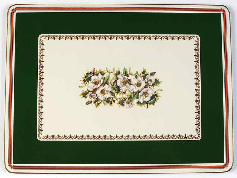 Christmas Rose Corkboard Placemat by Spode Replacements, Ltd.