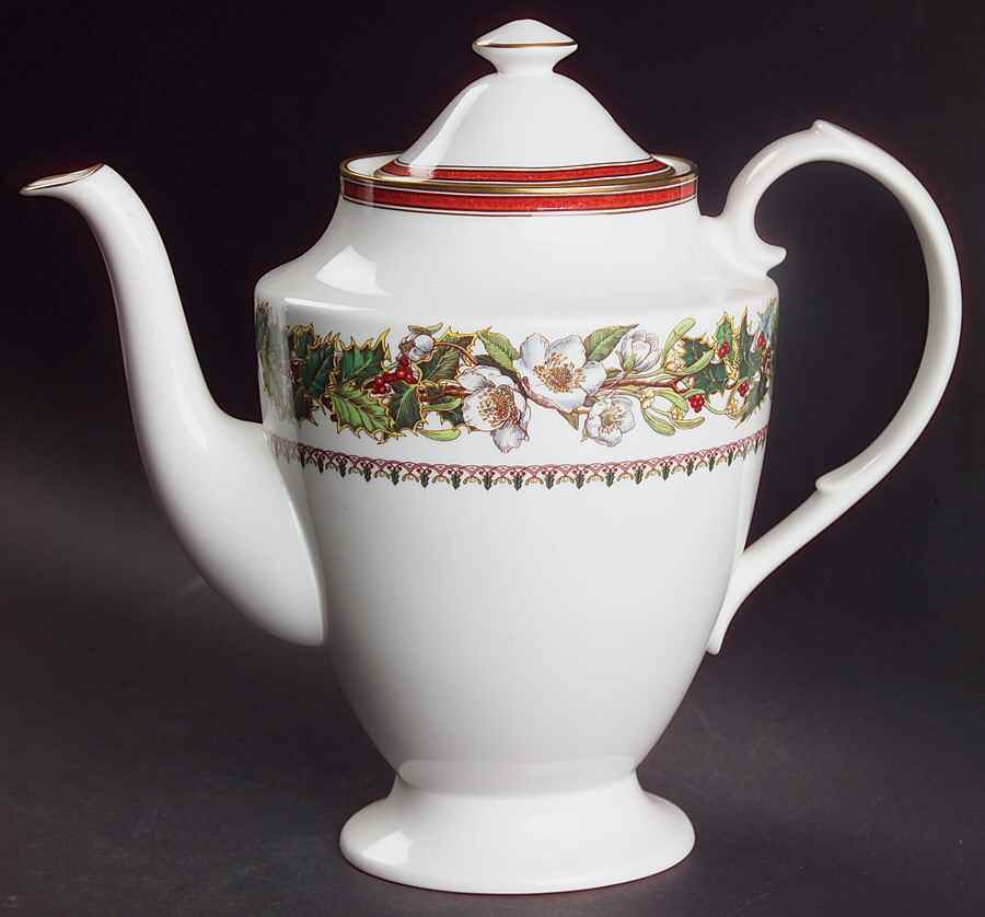 Christmas Rose Coffee Pot & Lid by Spode-1