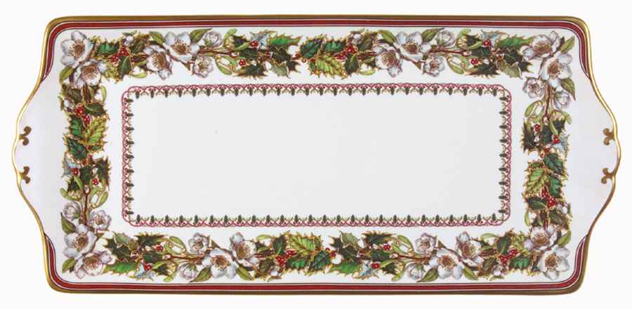 Christmas Rose Large Sandwich Tray by Spode-1