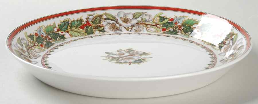 Christmas Rose Pie Serving Plate by Spode-1