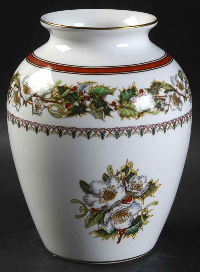 Christmas Rose 5" Vase by Spode-1