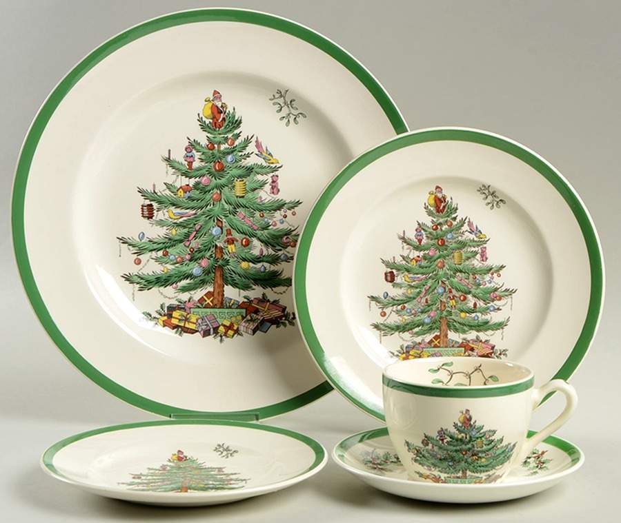 Christmas Tree 40 Piece Estate Set by Spode-1