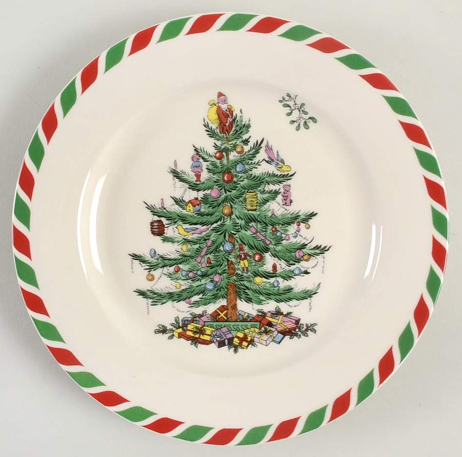 Christmas Tree Accent Salad Plate by Spode-1