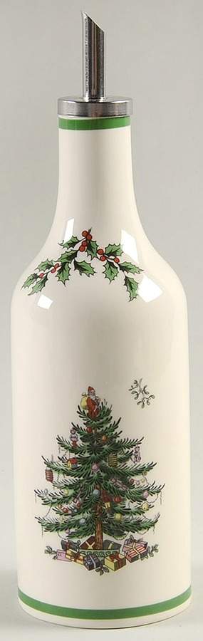 Christmas Tree Vinegar Jar & Drizzle Spout by Spode-1