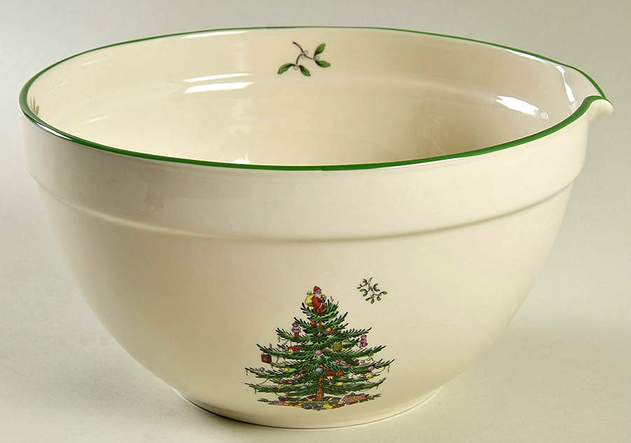 Christmas Tree 8" Mixing Bowl by Spode-1