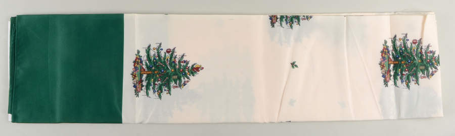 Christmas Tree 72" X 72" Cloth Shower Curtain by Spode-1