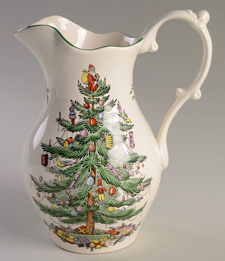 Christmas Tree 40 Oz Pitcher Oz (For Bowl Set) by Spode-1