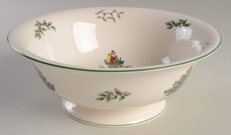 Christmas Tree 40 Oz Pitcher and Bowl, Bowl Only by Spode-1