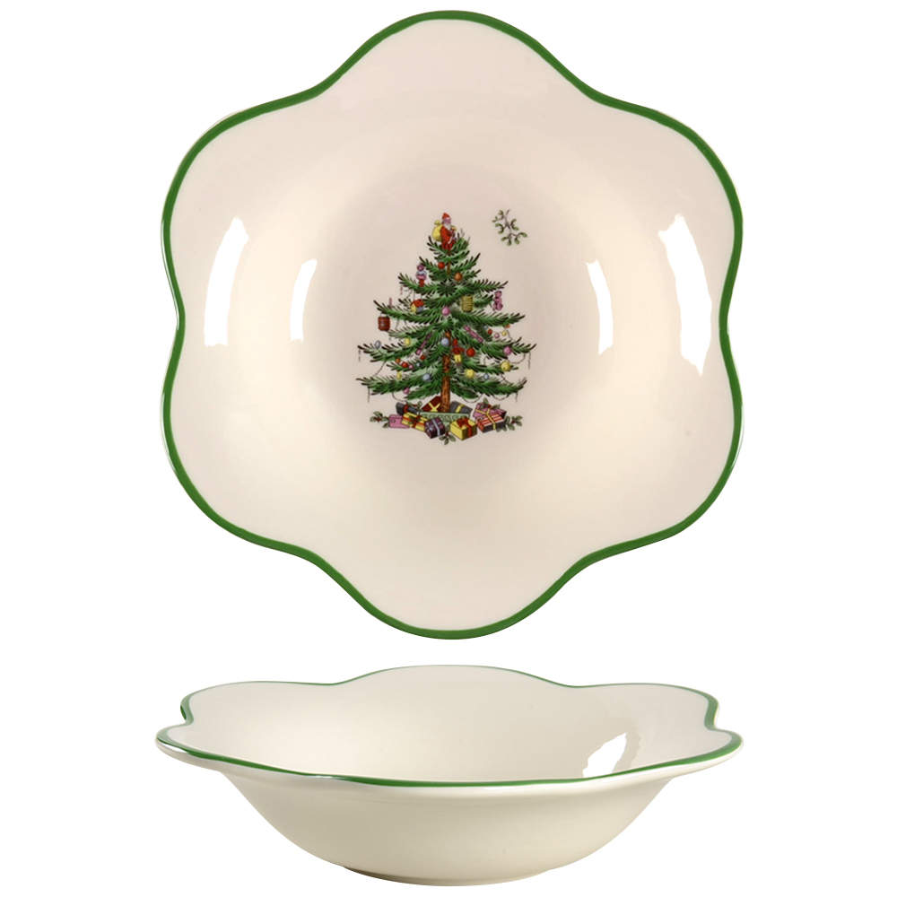 Christmas Tree 6" Daisy Bowl by Spode-1