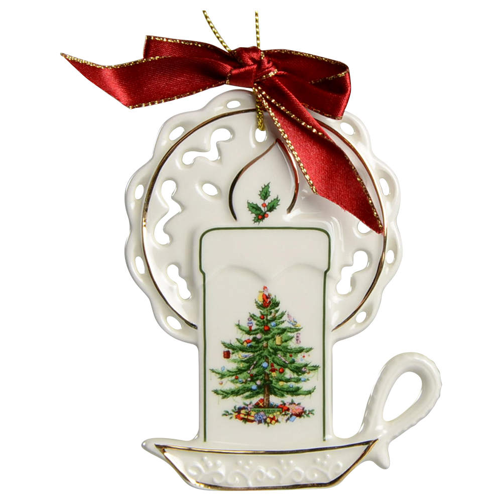 Christmas Tree Ornaments Candle - No Box by Spode-1