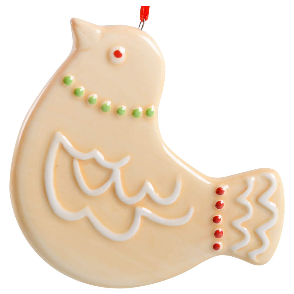 Christmas Tree Ornaments Gingerbread Dove - No Box by Spode-1