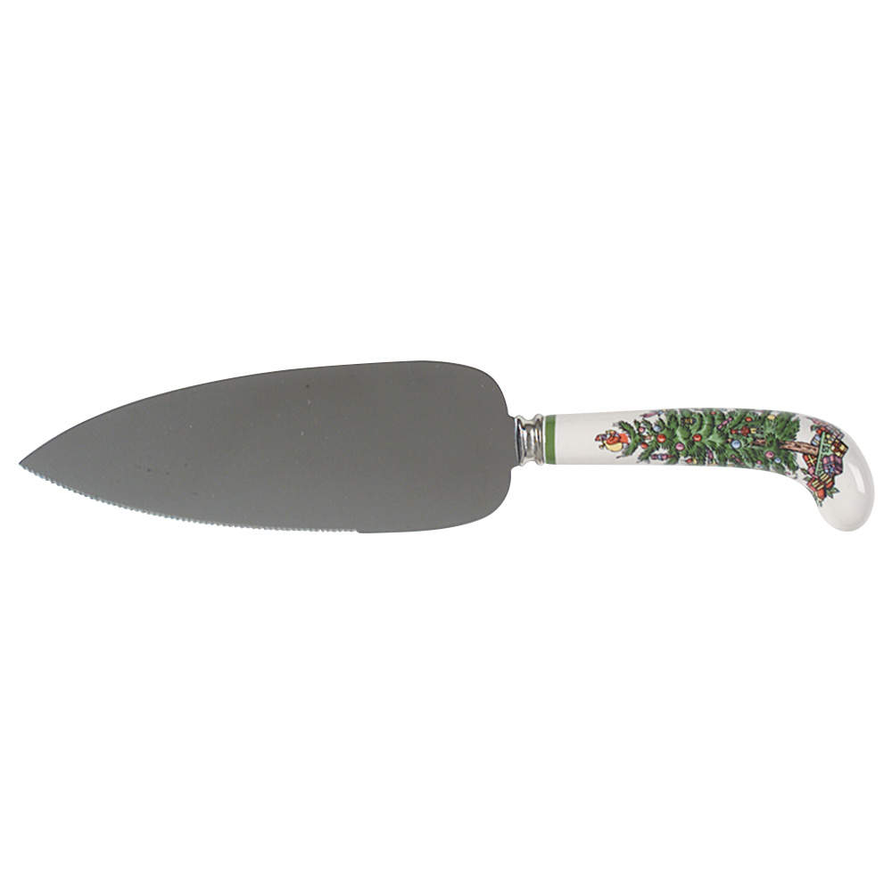 Christmas Tree Pastry Server with Stainless Blade by Spode-1