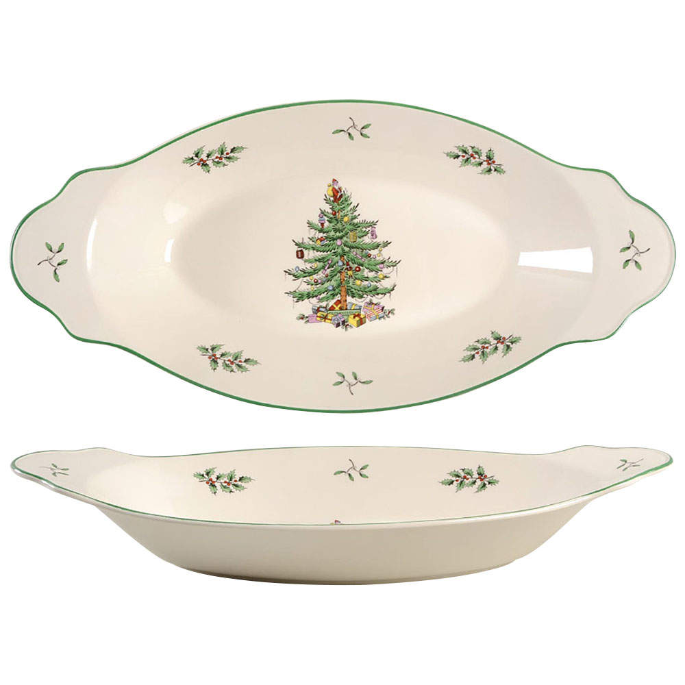 Christmas Tree Bread Tray by Spode-1