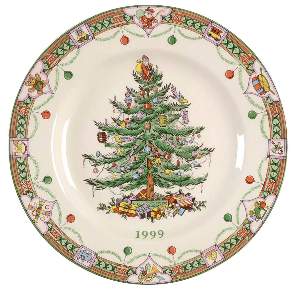 Christmas Tree 1999 Collector Plate by Spode-1