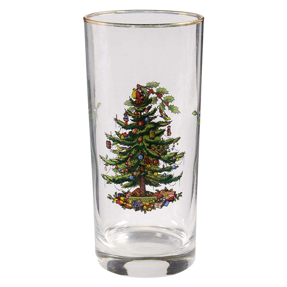 Christmas Tree 15 Oz Glassware Highball by Spode-1