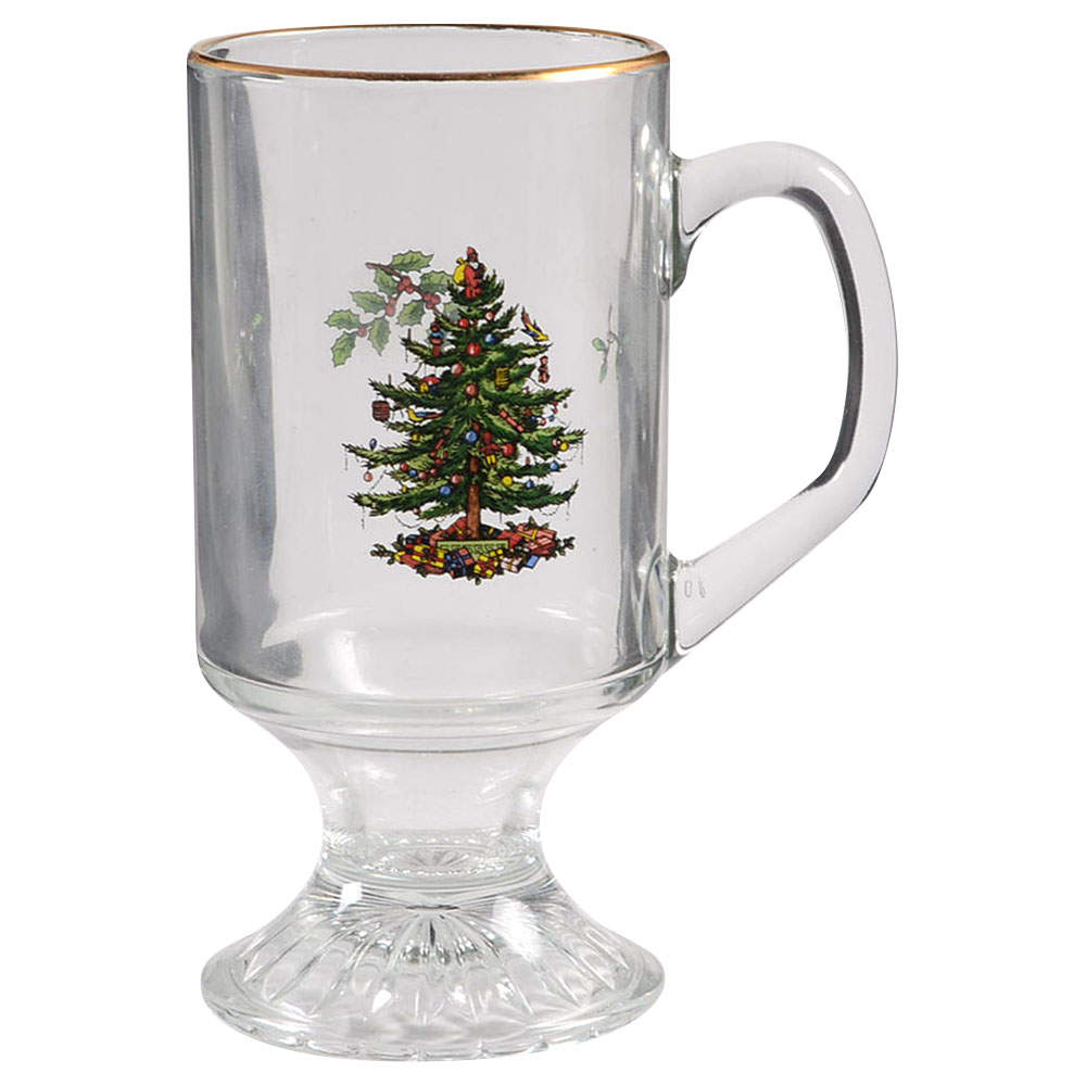 Christmas Tree Glassware Irish Coffee by Spode-1