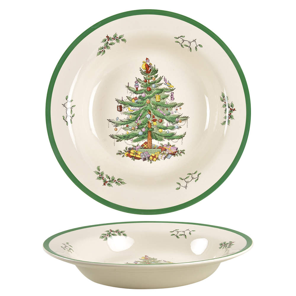 Christmas Tree 11" Pasta Serving Bowl by Spode-1
