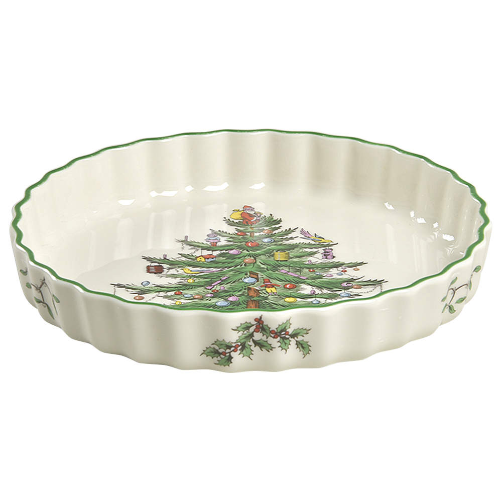 Christmas Tree 9" Quiche by Spode-1