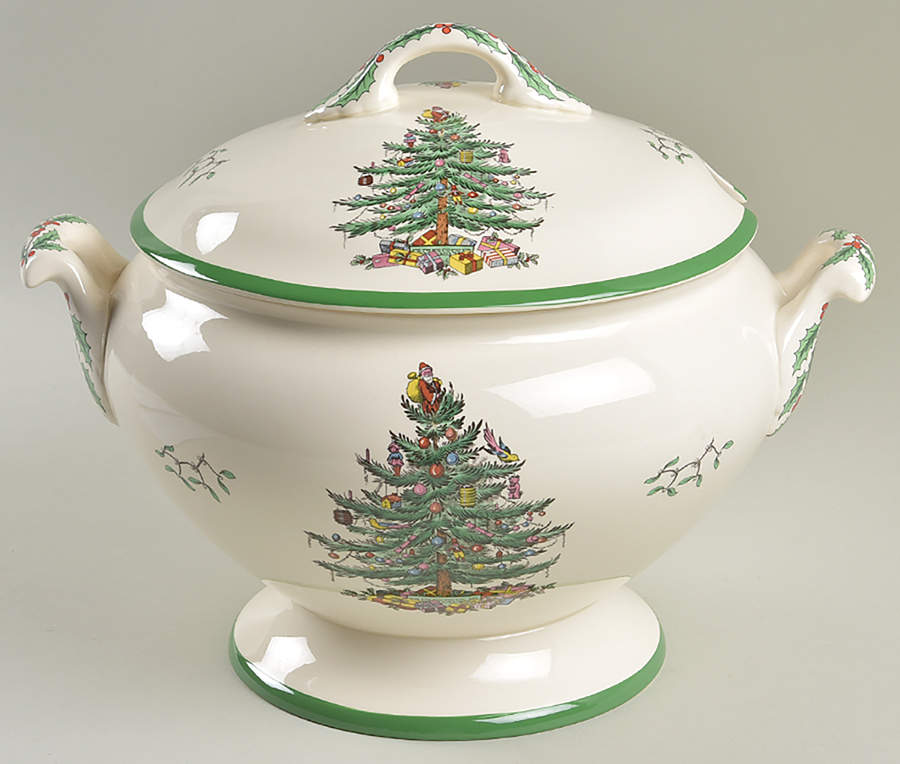 Christmas Tree Tureen &  Lid by Spode-1