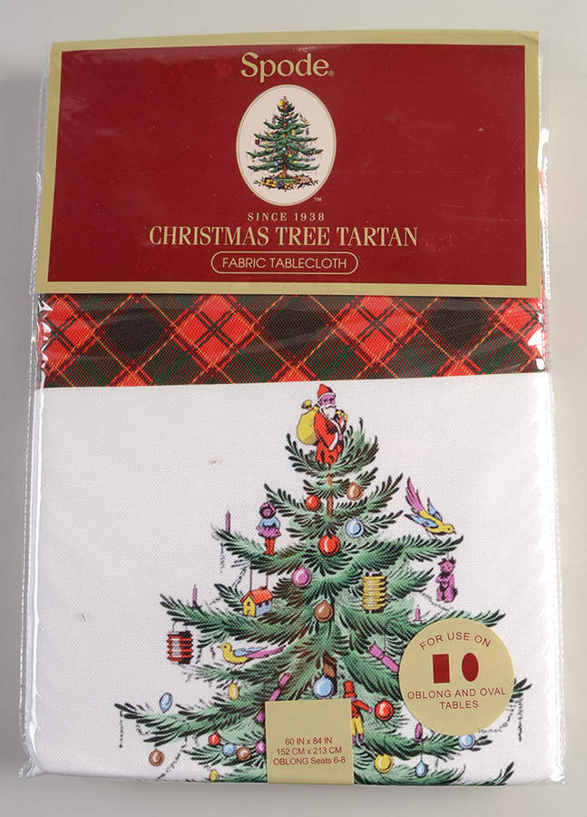 Christmas Tree 60" x 84" Rectangular Tablecloth by Spode-1