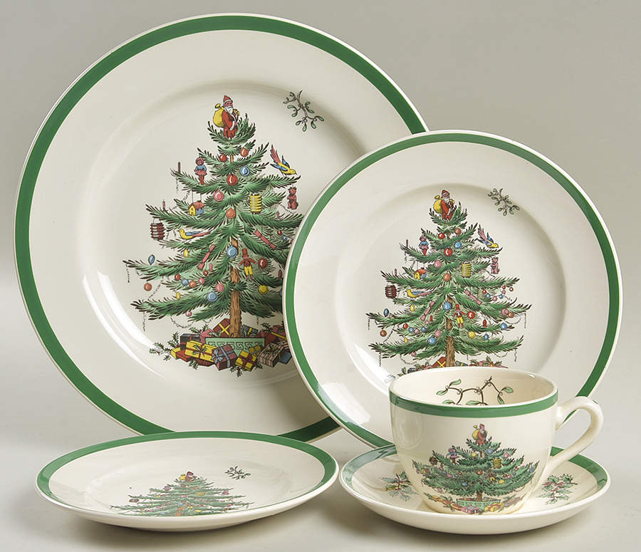 Christmas Tree 40 Piece Estate Set by Spode-1