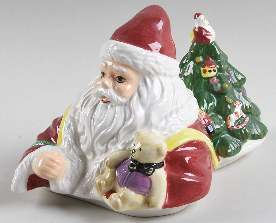 Christmas Tree Lid for Father Christmas Canister by Spode-1