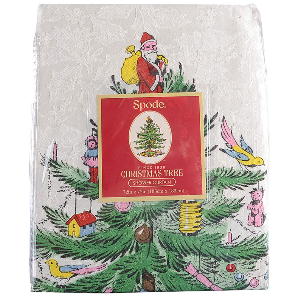 Christmas Tree Shower Curtain by Spode-1